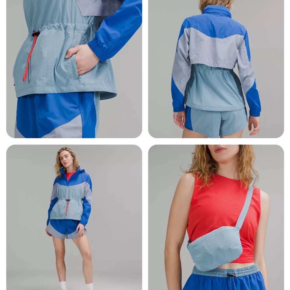 Blue anorak